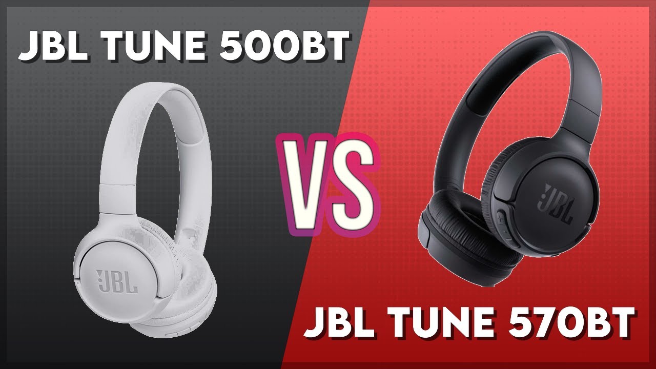 JBL Tune 500BT vs JBL Tune 570BT Technical Comparison