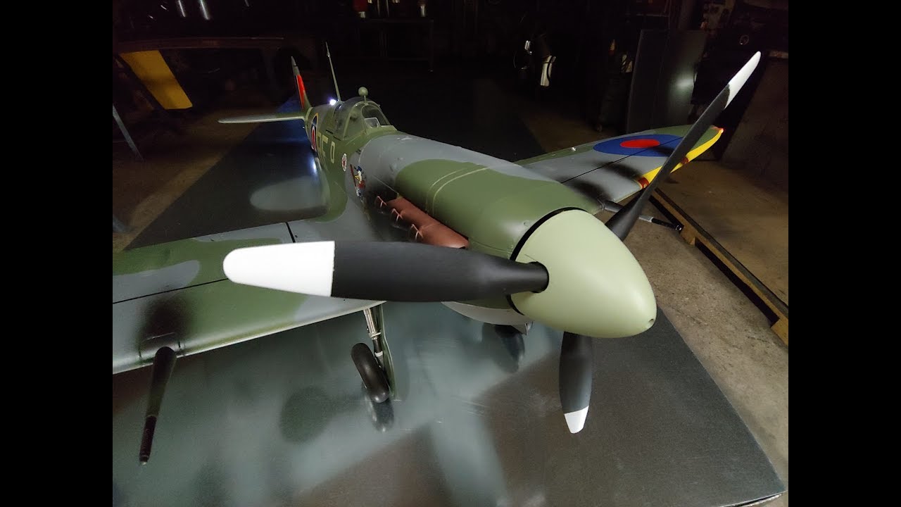Avios Spitfire MkVb Super Scale 1450mm (PNF)  After assembley review and test