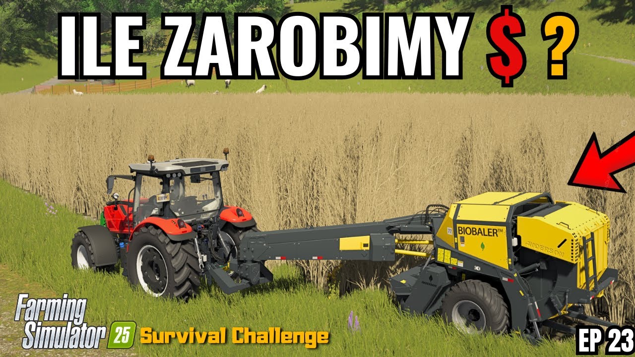 TOPOLA NA ZRĘBKI ! | Survival Challenge - Farming Simulator 25 | Epizod 23
