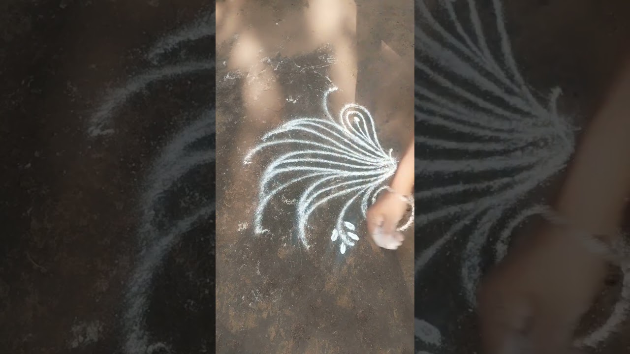 easy rangoli beginners # simple rangoli designs # easy muggu # kolam # @ twinkle queen