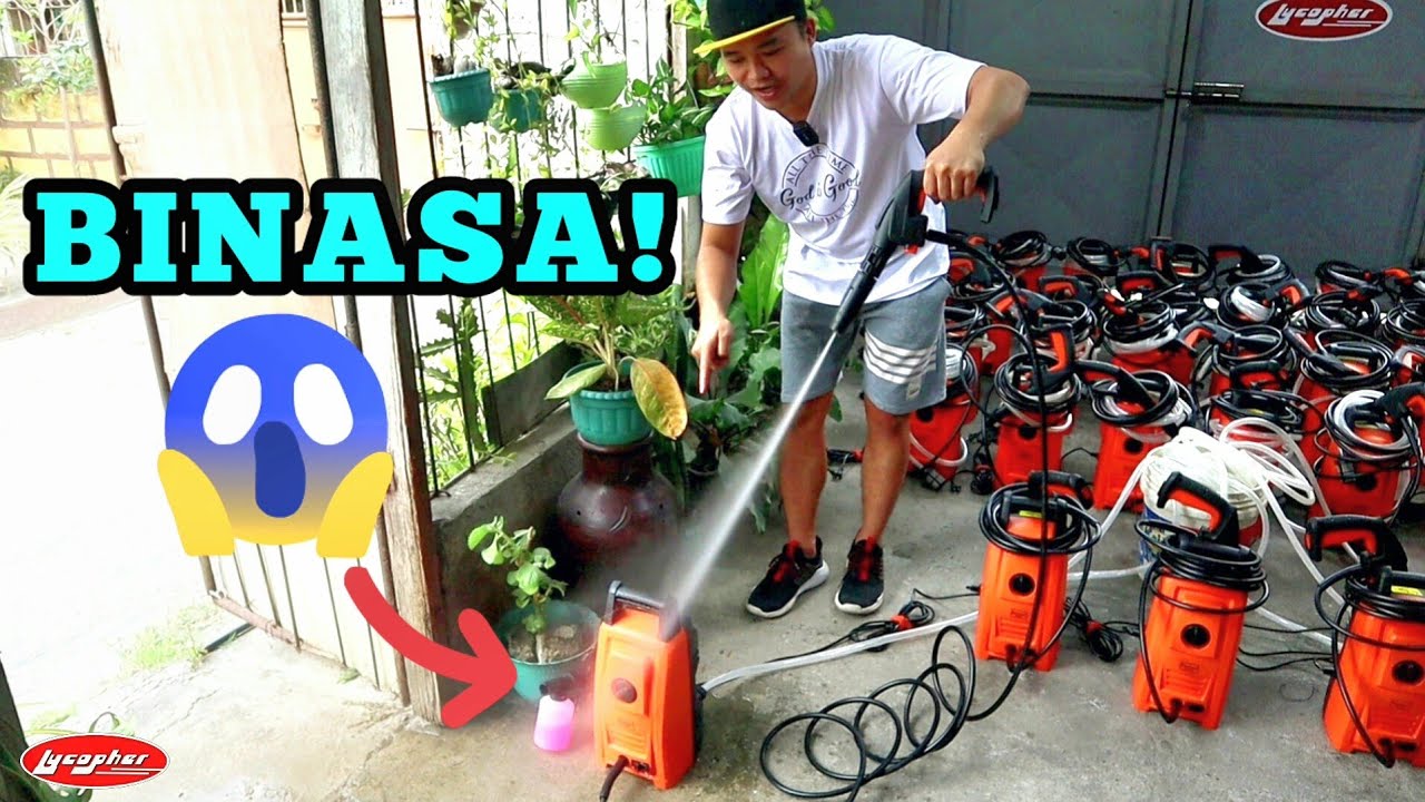 Grabe to! Binasa Habang umaandar! Umubra pa rin!  Hoyoma Japan Pressure washer 💦
