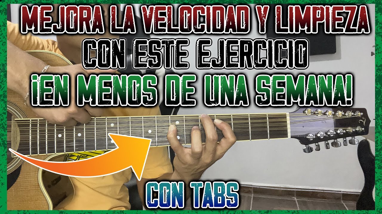 Mejora tu VELOCIDAD Y LIMPIEZA ¡EN MENOS DE UNA SEMANA! - Con este EJERCICIO - CON TABS