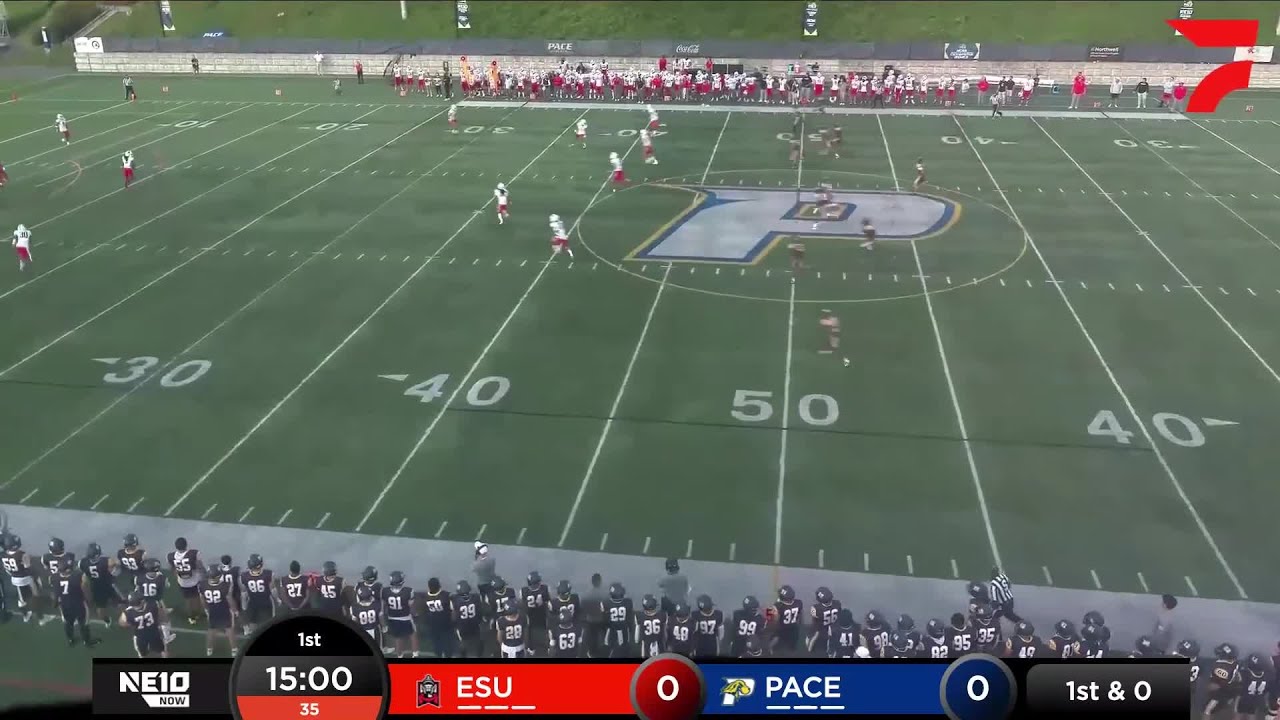 Highlights: East Stroudsburg University vs Pace University | 2024 NE10 Football