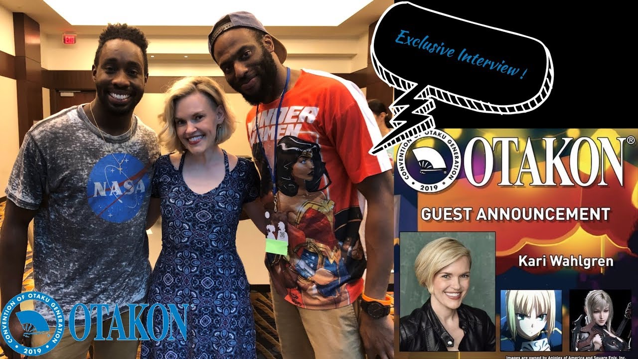 Kari Wahlgren Interview Otakon 2019 | Voice of  Haruko - FLCL, Zatanna, Starfire, Tigress