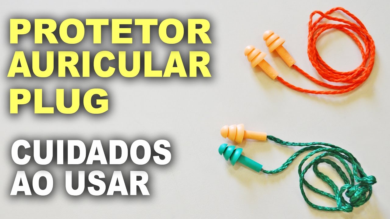 Protetor auricular tipo PLUG