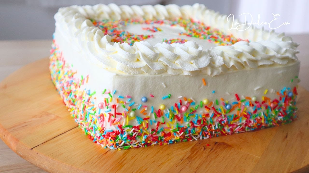 La Tarta Perfecta para Cumpleaños y eventos ¡¡Súper Sencilla!! La Dulce Eva #birthdaycake #birthday