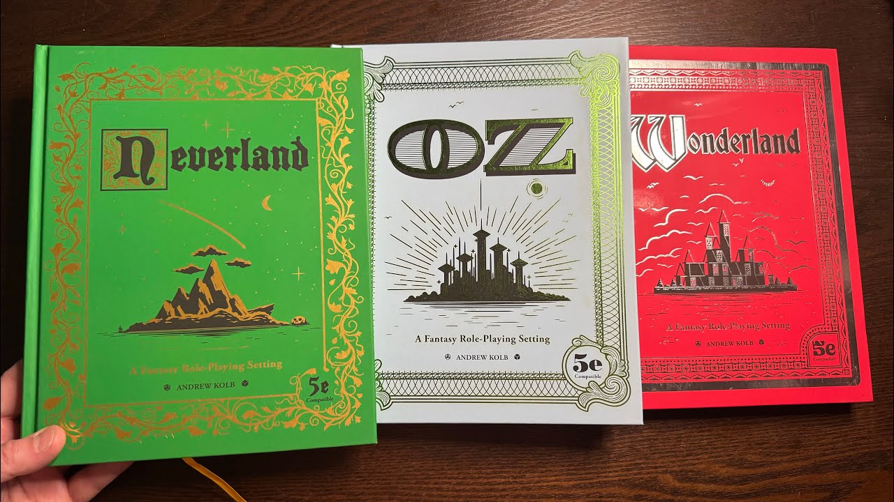 Andrew Kolb Takes on 5E Roleplaying with Neverland, Oz, and Wonderland 