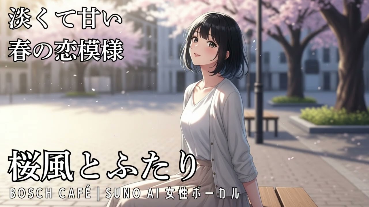 桜風とふたり | 舞い散る花びらの中で揺れる、淡くて甘い春の恋模様 #AI作曲 #オリジナル曲 #suno #sunoai #sunoaisong #jpop
