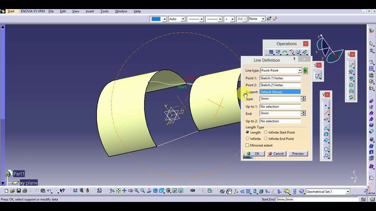 Multi section in catia v5 Advanced Generative Shape Design _ #cad #catiav5 #surfacing #design #car 
