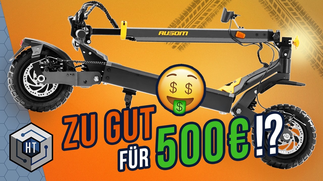 Ausom L1 ABE E-Scooter im Test &ndash; lohnt sich dieser 500&euro; Scooter?