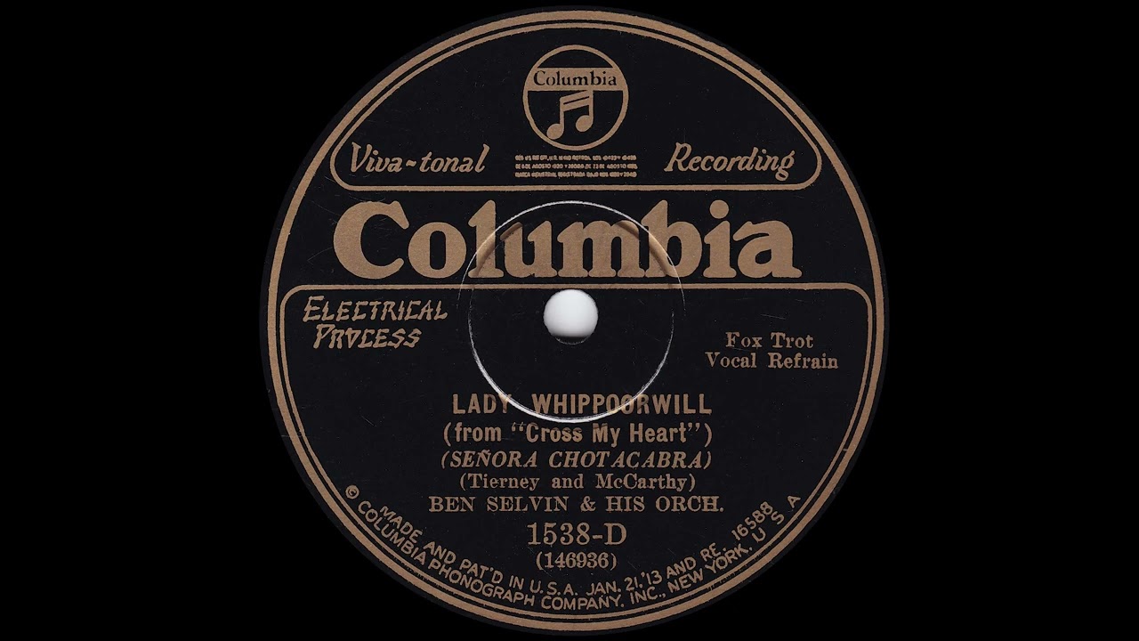 1928 Ben Selvin - Lady Whippoorwill
