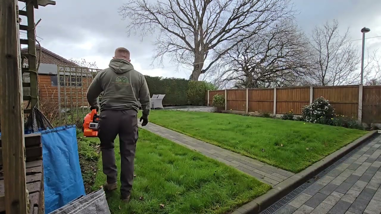Lawn maintenance job 👌 #lawnmowing #gardenmaintenance #gardener