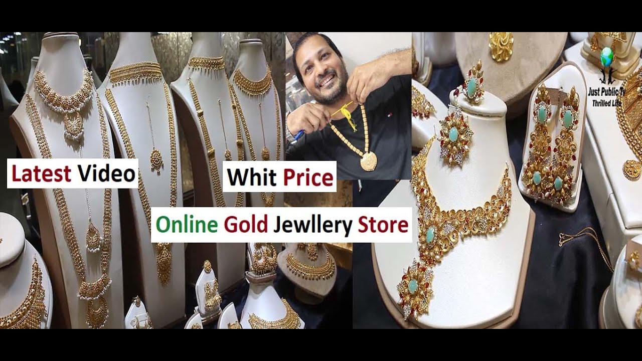 Pure Gold Jewellery - Pure GOLD 22k 21k Bridal Jewellery Sale Online - GOLD Wedding jewellery Price