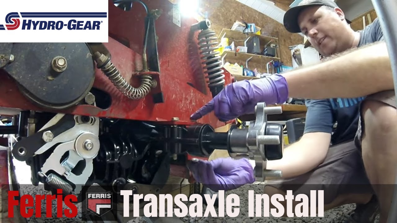 Полная установка трансмиссии Ferris Hydro Gear.