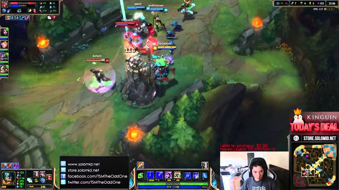 TheOddOne as Olaf Jungle vs Vi   S5 Ranked Challenger Gameplay