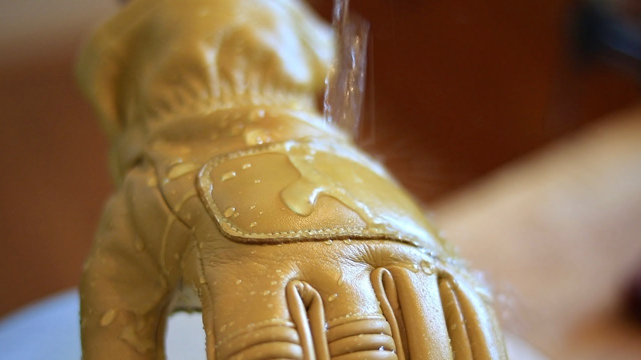 How to Wax your Leather Gloves - Waterproof your Leather Goods and Motorcycle Gear with Beeswax