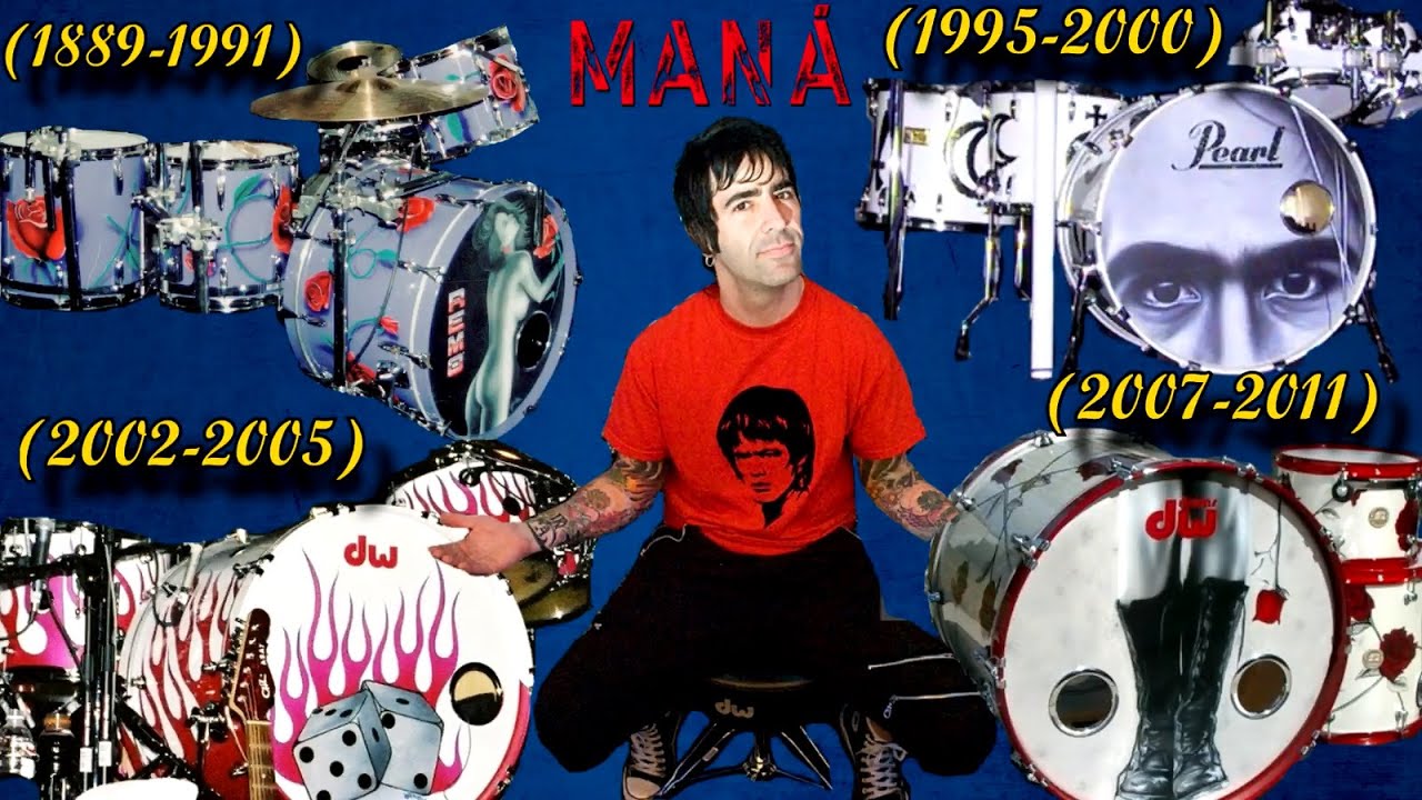 Las Baterias De Alex Gonzalez (Mana) : Desde 1989 Hasta 2022