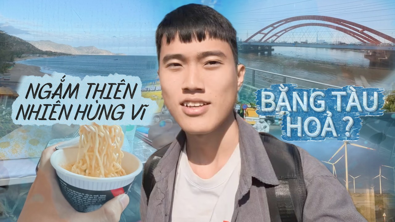 Thưởng Thức Đặc Sản Cảnh Đẹp Bằng Mắt Khi Đi Chuyến Tàu Sài Gòn - Đà Nẵng !!! 