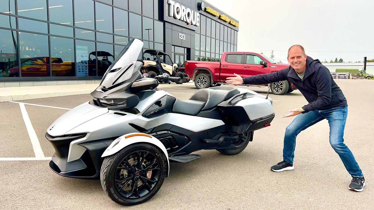 Can Am Spyder RT: настоящий зверь для путешествий с городским шармом! Подробный обзор!