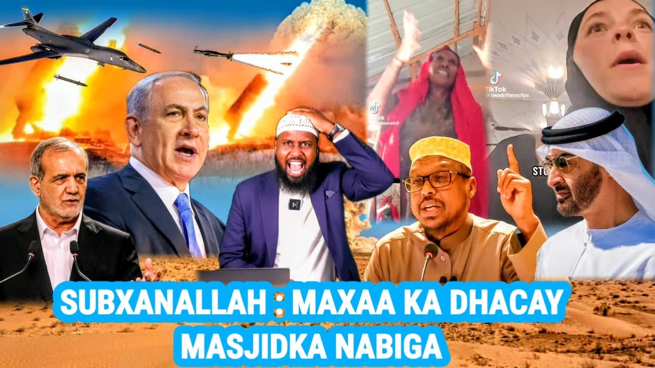 SUBXANALLAH : GAALO GASHAY MASJIDKA NABIGA: HAWADA !SRA OO XIRAN; !RAN OO SO JEESATAY