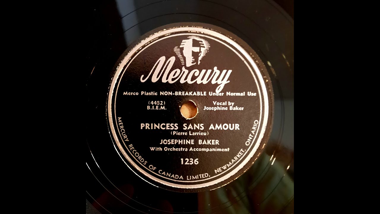 JOSEPHINE BAKER – PRINCESSE SANS AMOUR - Mercury 1236  (1948)