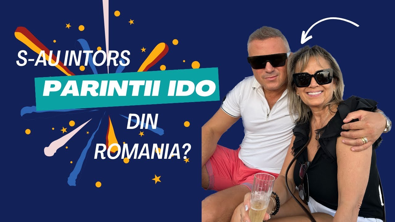 AU VENIT PARINTII IDO INAPOI DIN ROMANIA; SURPRIZA (IDO VLOG)!!