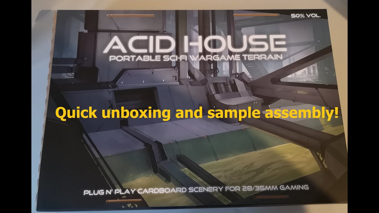 Quick Unboxing - Acid House Terrain Sci Fi set