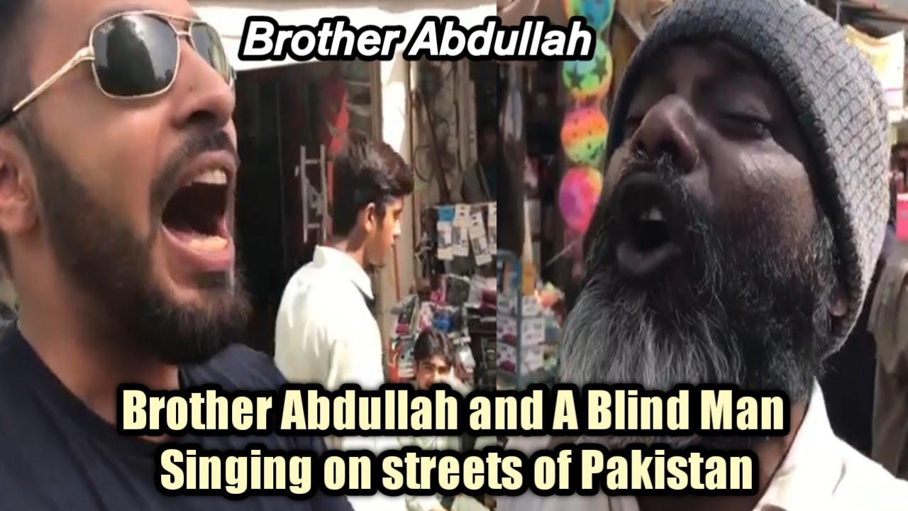 Juma Special Naat | Ek Main Hi Nahi Un Par |  Brother Abdullah and Blind Man On Street of Pakistan
