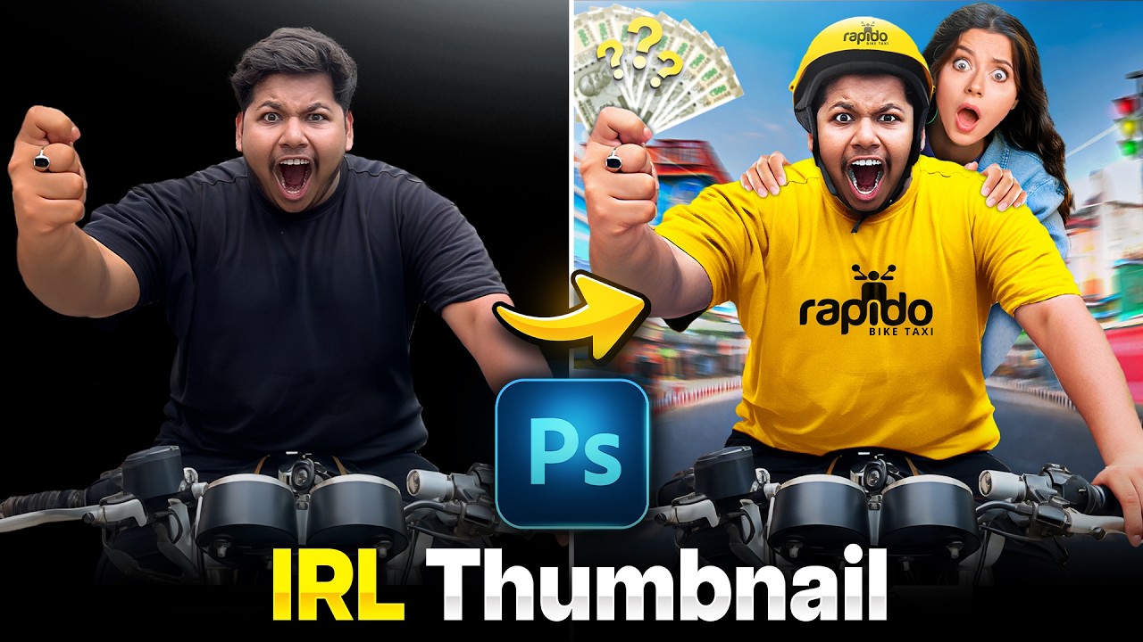 Make Viral Thumbnail Design in Photoshop