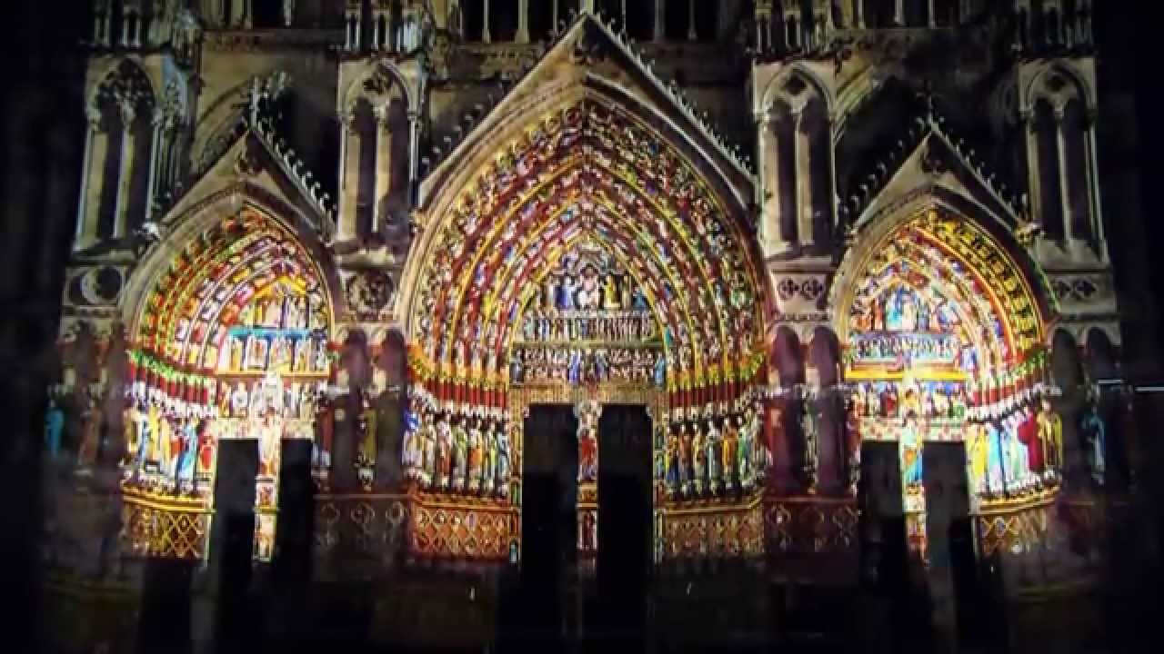 Amiens -  La Cathédrale en couleurs