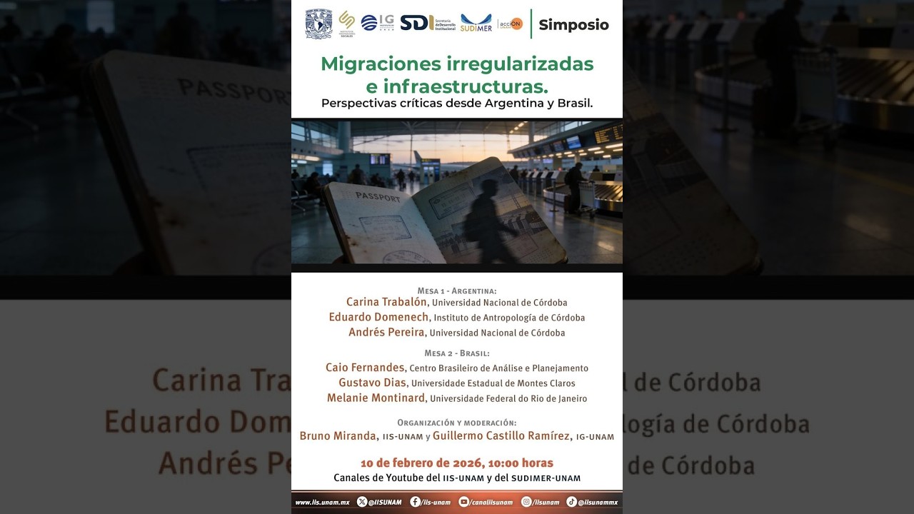 Simposio: Migraciones irregularizadas e infraestructuras