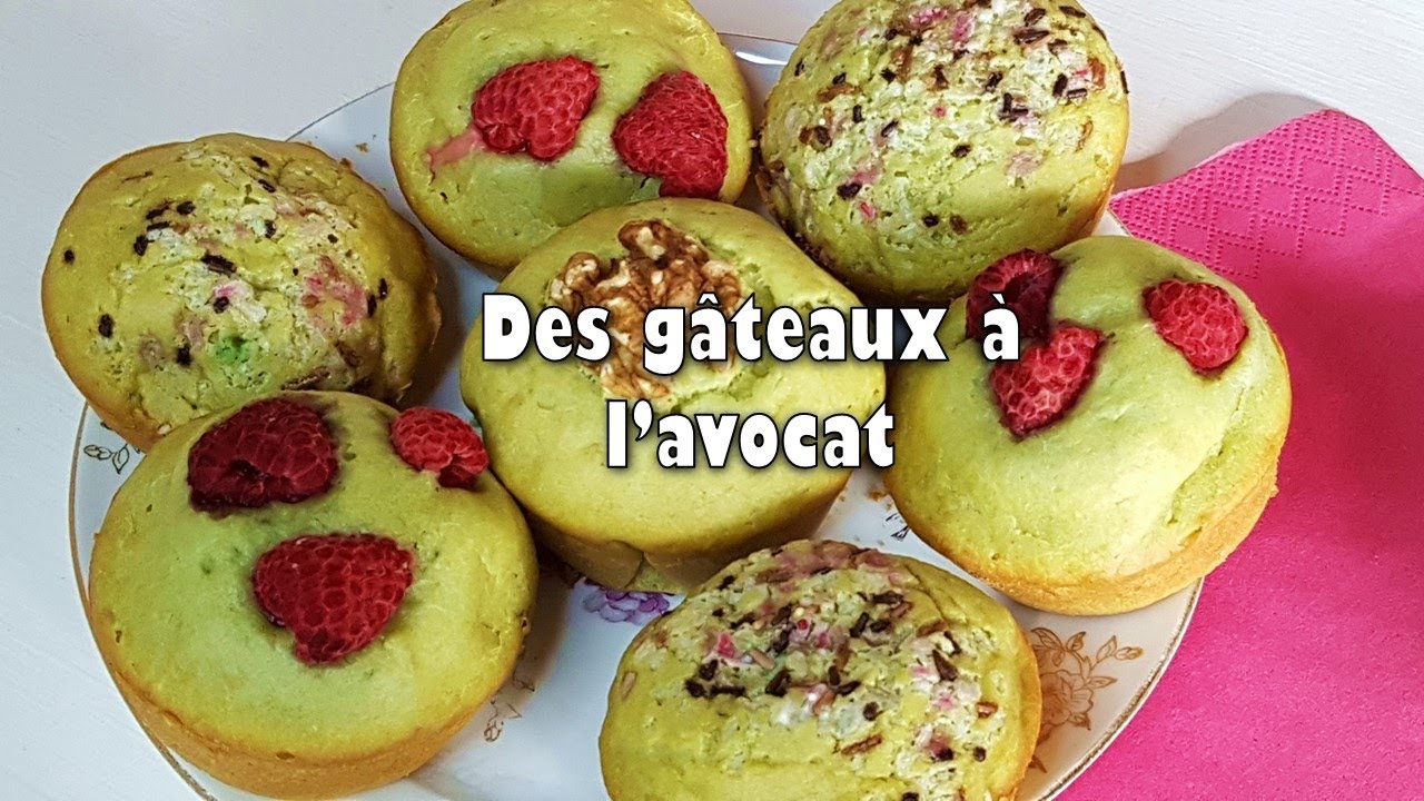 🥑Des gâteaux à l'avocat - sans beurre, sans oeufs