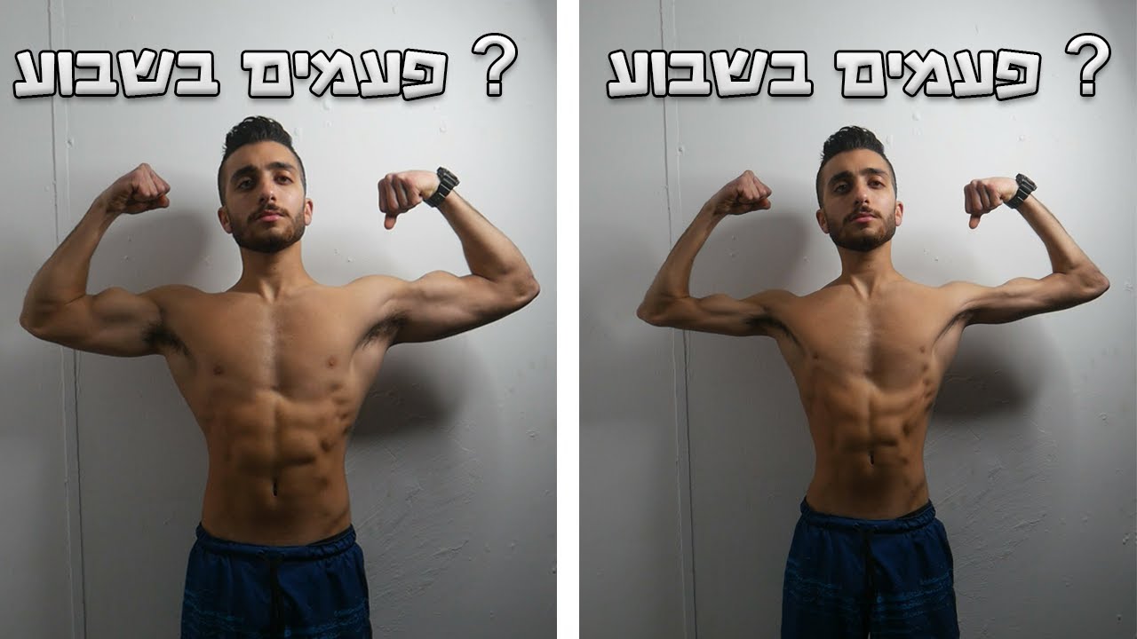 כמה פעמים בשבוע אתה צריך להתאמן