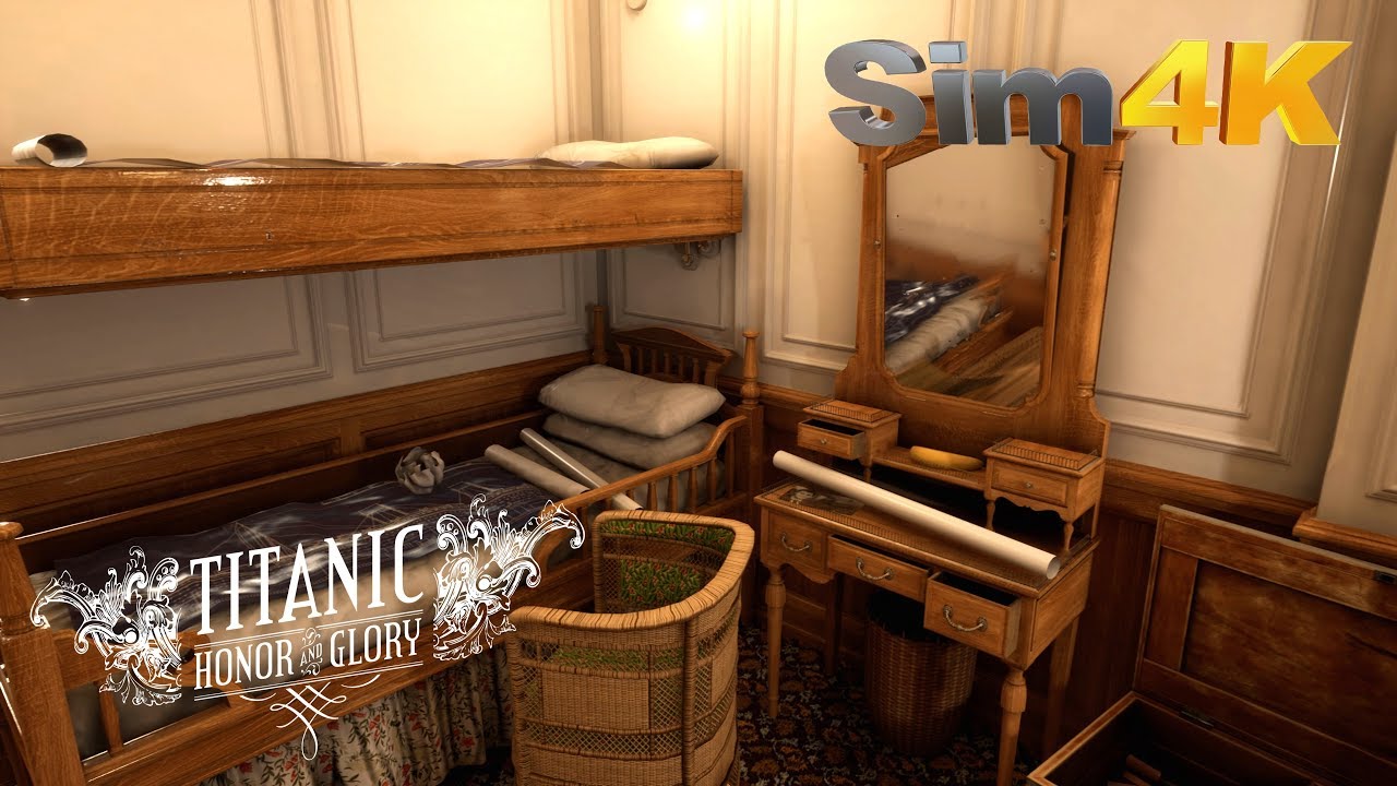 Scattered Drawings -  A-Deck Tour - Titanic Honor and Glory Demo 4k