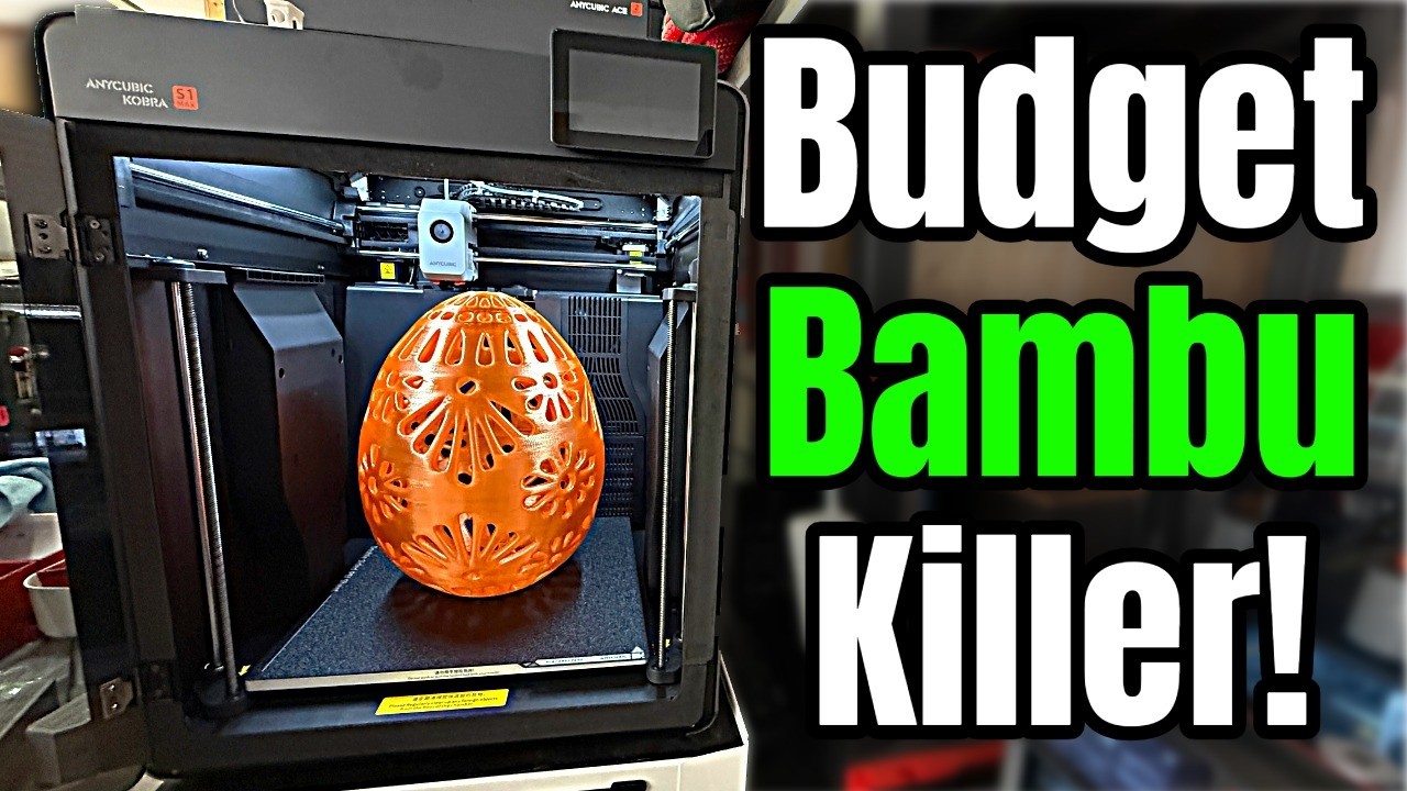 Бюджетная широкоформатная камера Bambu? Протестирована Anycubic Kobra S1 Max!