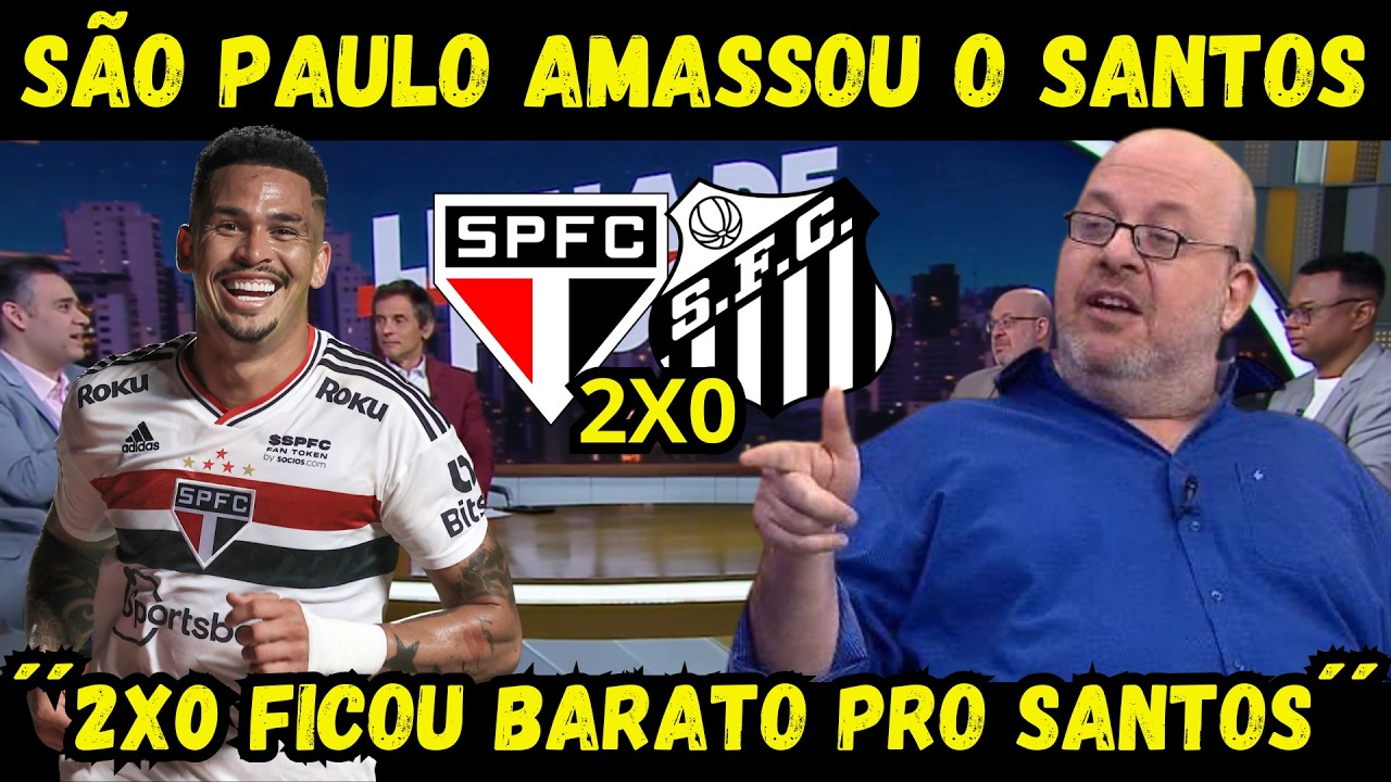 SÃO PAULO AMSSOU O SANTOS!´´SPFC 2X0 SANTOS! O SAO PAULO VOLTOU COM TUDO