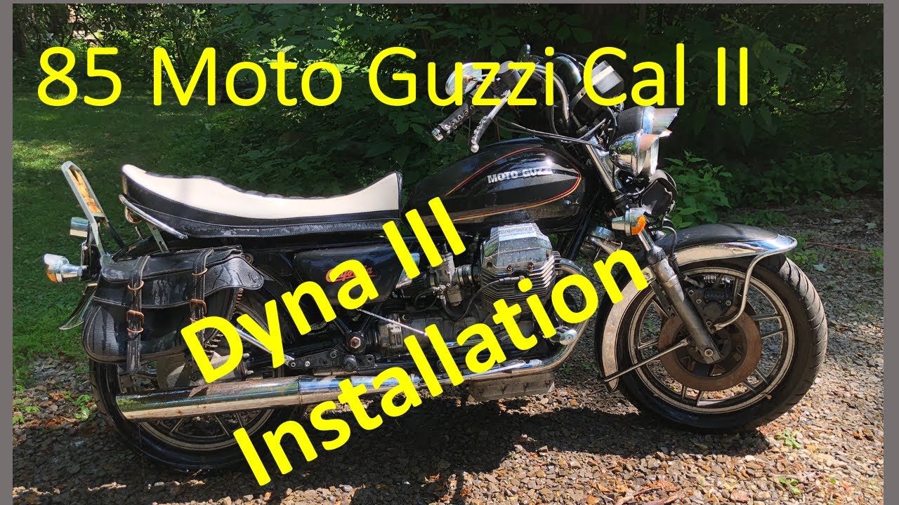 electronic ignition for my 85 Moto Guzzi Cal II - Dynatec Installation