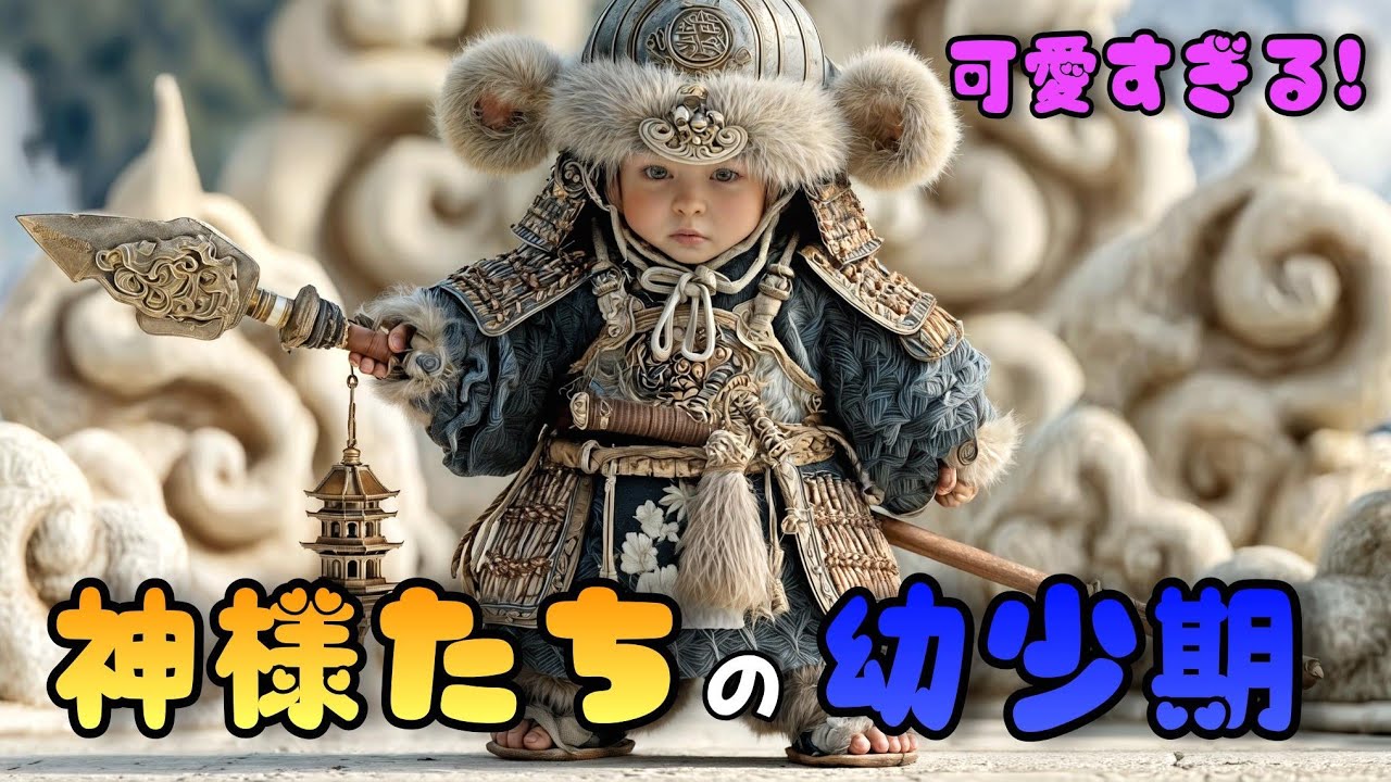 【可愛すぎる！】日本の神様の幼少期