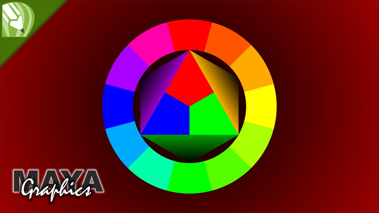 Color blending in coreldraw | How to use color shades in coreldraw | Color mixing in coreldraw