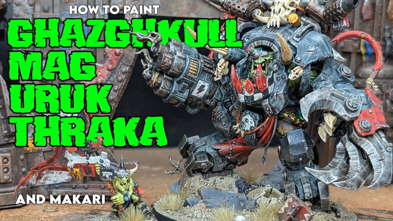 How to Paint Ghazghkull Thraka with Citadel Contrast for Warhammer 40,000