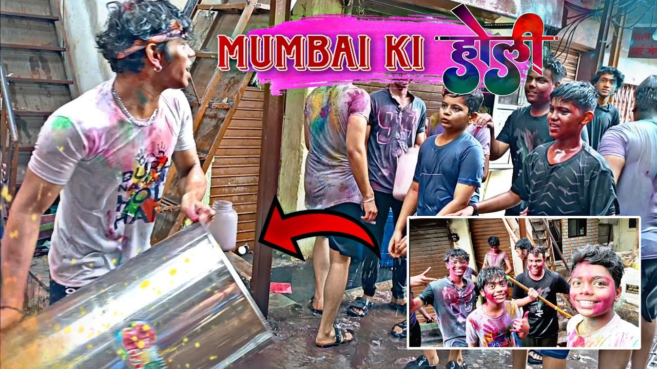 I played HOLI 2023 in MUMBAI! 🤩