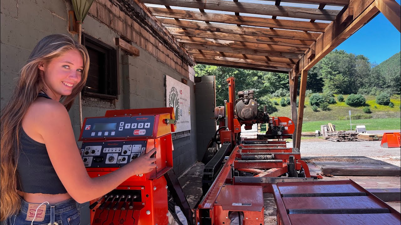 Another Day, Another Slay! ￼Working at a log yard