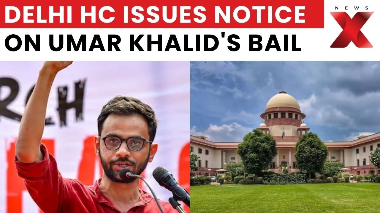 Umar Khalid Bail Plea: Delhi HC Issues Notice to Police, Hearing on August 27 | NewsX