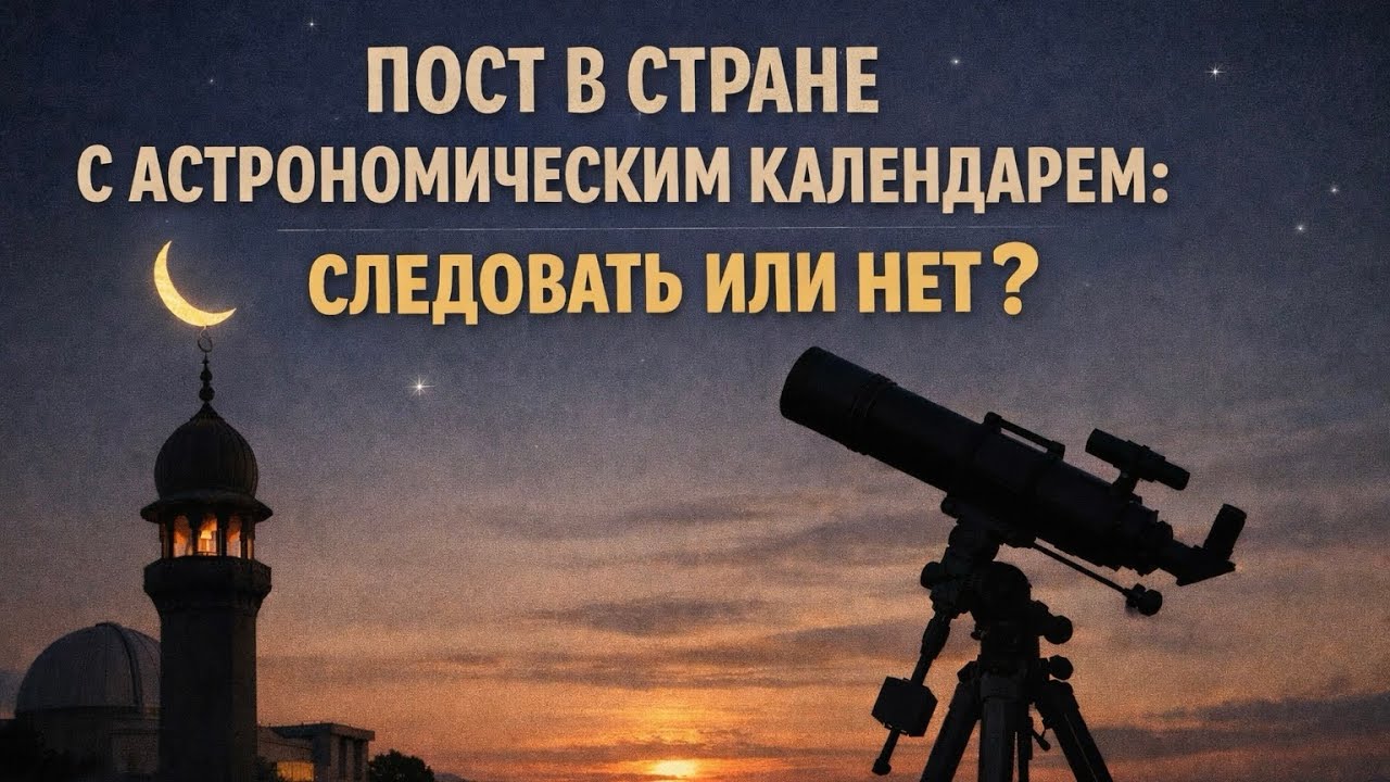 Астрономические вычисления месяца, не по луне || Абдуллах Татарий 