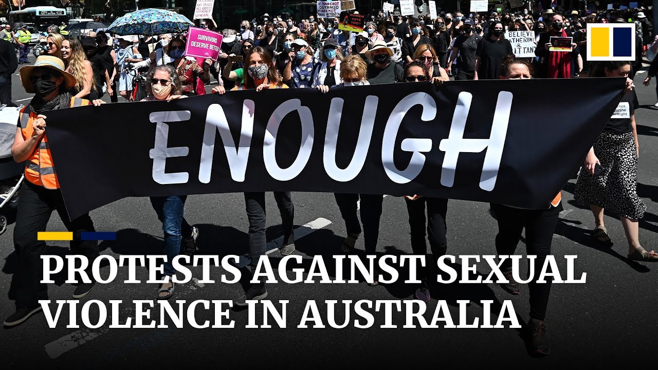 Australia&rsquo;s political sex assault scandals spur nationwide protests against gender violence