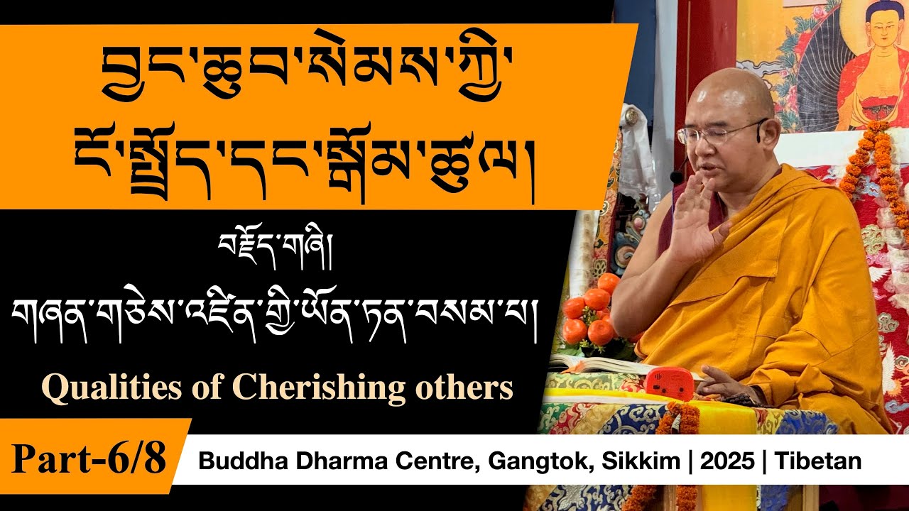 Bodhicitta (བྱང་ཆུབ་སེམས་ཀྱི་ངོ་སྤྲོད་དང་སྒོམ་ཚུལ།) -6 | གཞན་གཅེས་འཛིན་གྱི་ཡོན་ཏན་བསམ་པ།