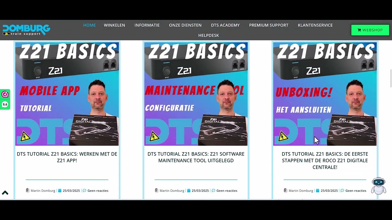 introductie van de vernieuwde DTS Website