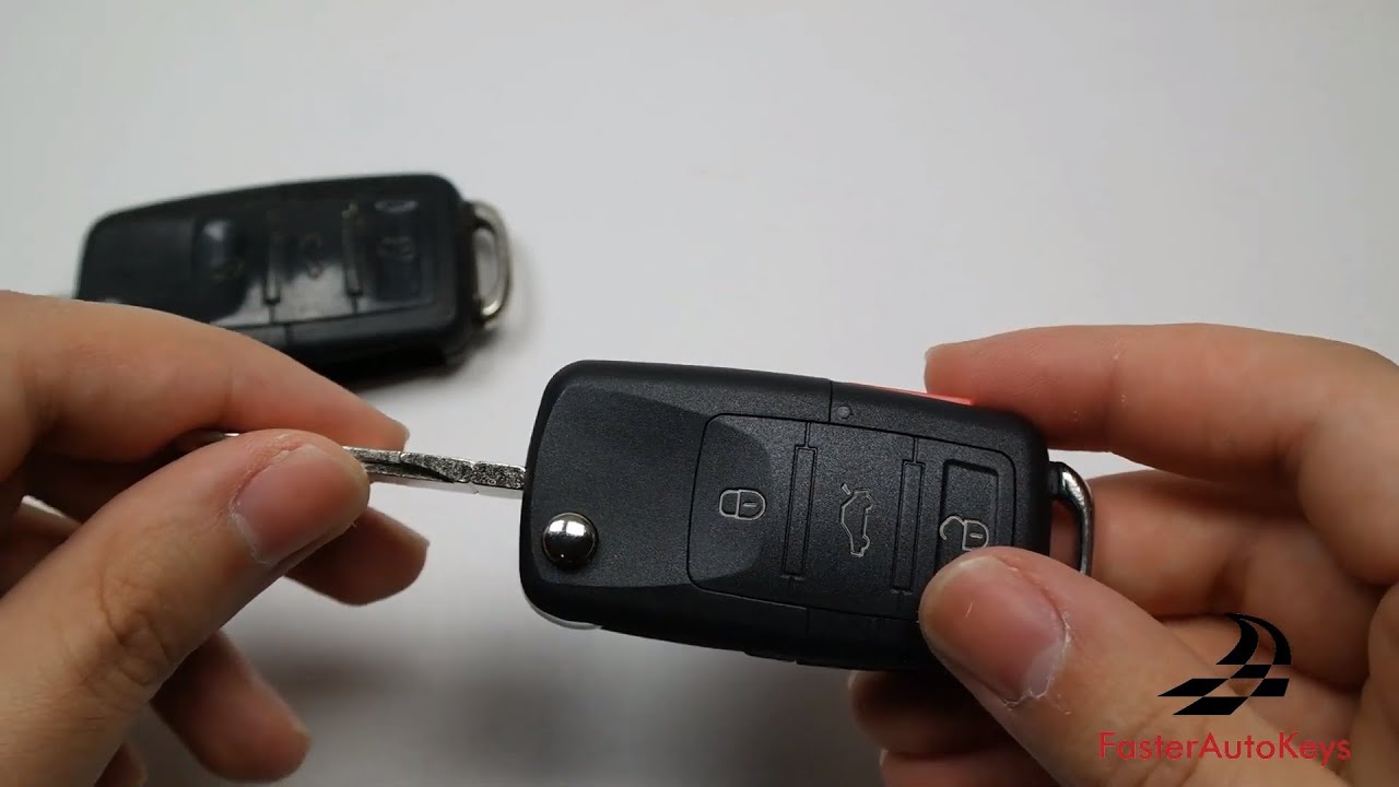 ✅ Как заменить корпус выкидного ключа VW (1998–2009) — руководство своими руками