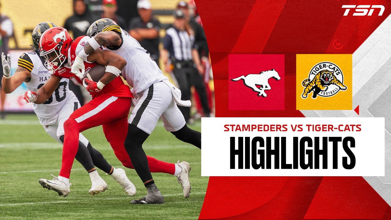 CFL WEEK 9: Calgary Stampeders vs. Hamilton Tiger-Cats | Full Highlights