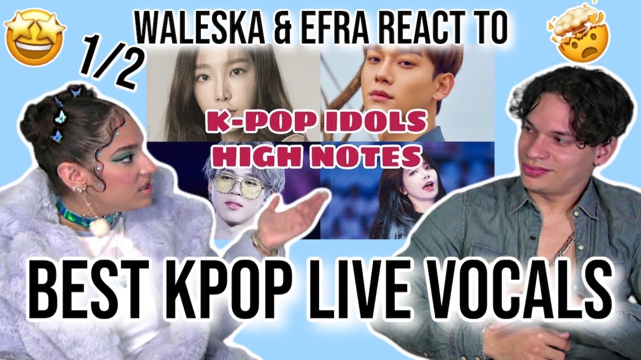 Who has the best KPOP LIVE VOCALS🤔🤯|Waleska & Efra react to KPOP HIGH NOTES IN LIVE PERFORMANCES|1/2